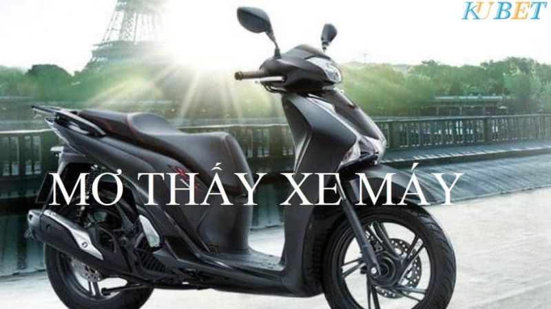 mơ thấy xe máy